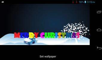 Christmas Live Wallpaper Free تصوير الشاشة 2