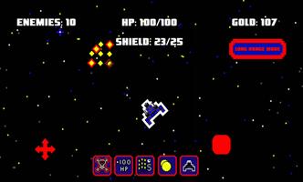 Pixel Fighter - Space shooter captura de pantalla 1