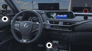 Le Lexus UX en réalité augment capture d'écran 2