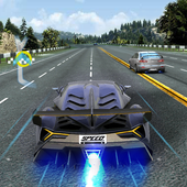 Driving in speed car 아이콘