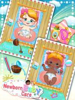 Newborn Baby Care: Girls Games पोस्टर