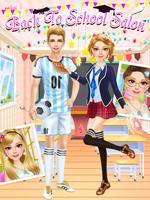Back To School Salon-girl game Affiche