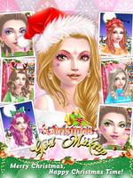 Christmas Girl Makeup Affiche
