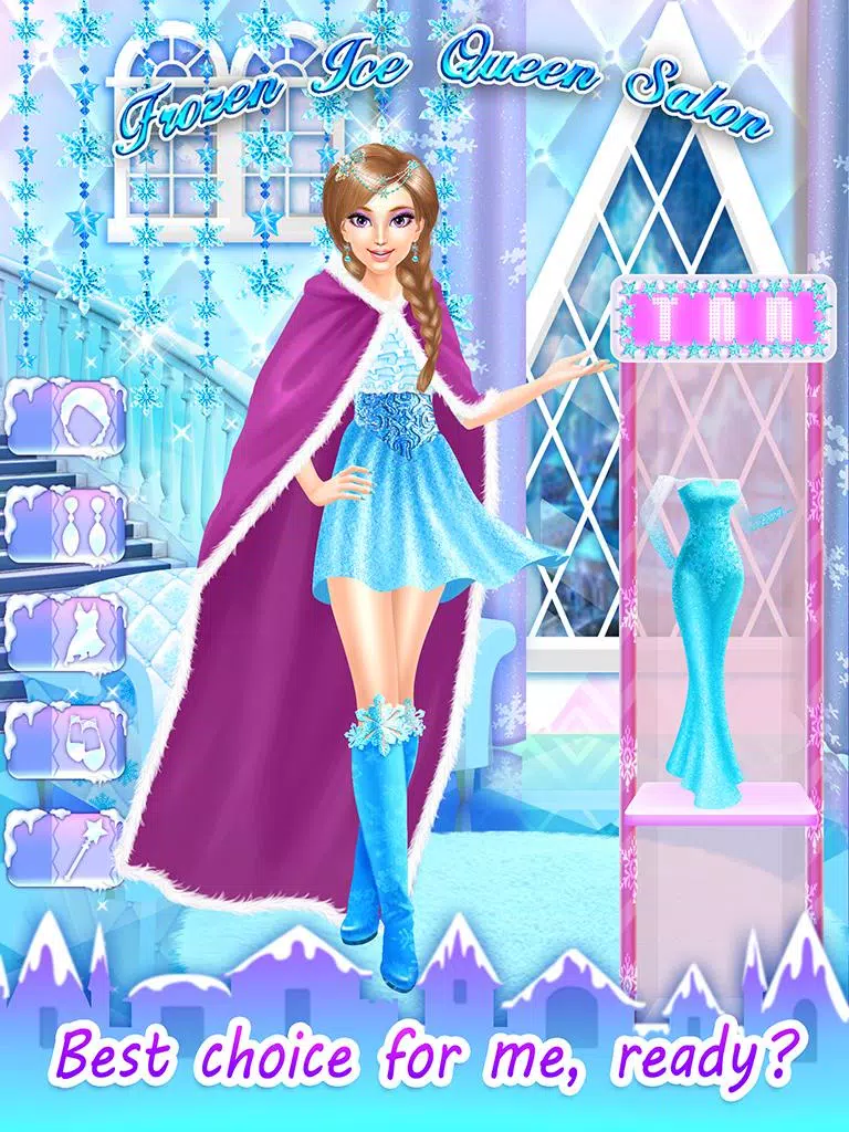 FROZEN ICE QUEEN JOGO DE MAQUIAGEM E SALÃO DE BELEZA DA FROZEN ELSA 