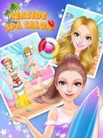 Seaside Salon: Girls Games Affiche