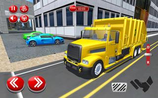 Garbage Truck Simulator City Cleaner syot layar 2