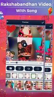 Rakshabandhan Video With Song Photo to Video Maker ภาพหน้าจอ 1