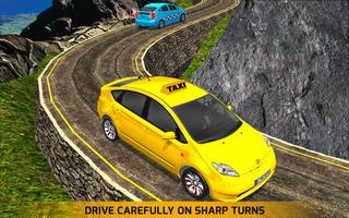 Crazy Taxi Mountain Driver 3D Games Affiche