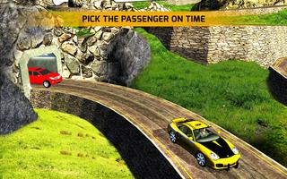 verrückt Taxi Berg Treiber 3d Spiele Screenshot 2