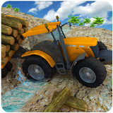 trator carga agricultura simulador ícone
