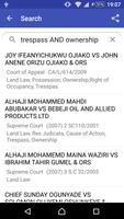 Nigeria Court Reports capture d'écran 3