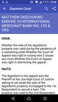 2 Schermata Nigeria Court Reports