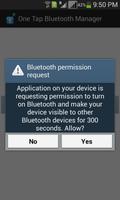 One Tap Bluetooth Manager Plakat