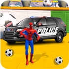 Superheroes Police Car Stunt Top Racing Games icône
