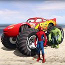 Superheroes Monster Stunt Race-APK