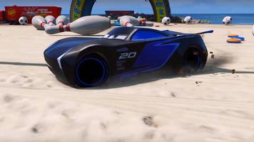 Superheroes Cars Lightning: Top Speed Racing Games syot layar 2