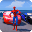 ”Superheroes Car Stunt Racing Games