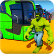 Superheroes Bus Stunts Racing