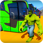 Superheroes Bus Stunts Racing icono