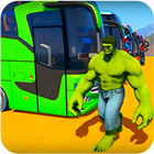 Superheroes Bus Stunts Racing biểu tượng