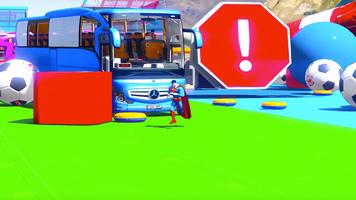 Superheroes Bus Stunts Racing captura de pantalla 3