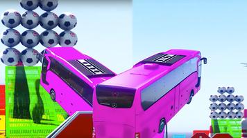 Superheroes Bus Stunts Racing captura de pantalla 2