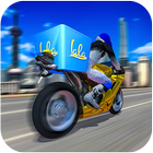 Bike Cargo Delivery Driver 3D icône