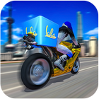 Bike Cargo Delivery Driver 3D アイコン