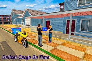 Bike Cargo Delivery Driver 3D capture d'écran 2