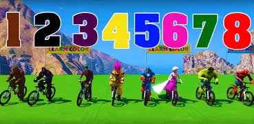 Superhero Bmx Stunt Racing