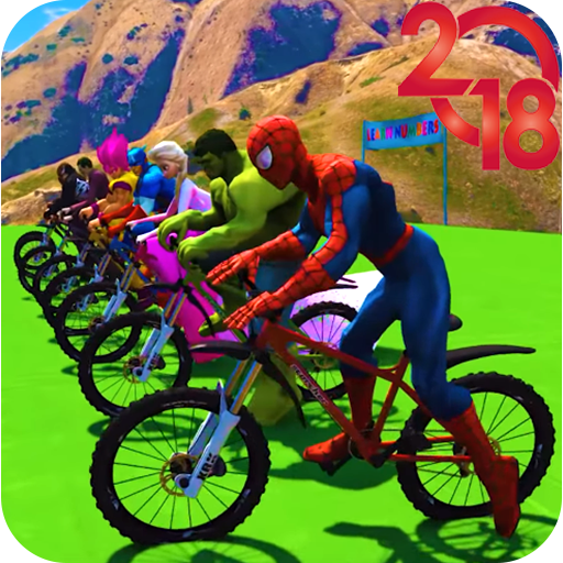 Superhero Bmx Stunt Racing