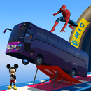 Superheroes Coach Bus Stunts: Speed Racing Games APK