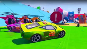 Superheroes Fast Highway Racing Challenges capture d'écran 3