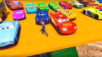 Superhero Fast Highway Racing Games: Galaxy capture d'écran 3