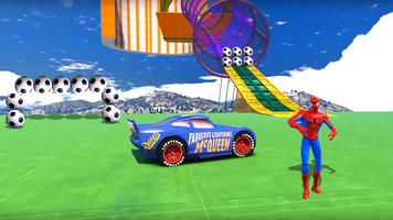 Superhero Fast Highway Racing Games: Galaxy poster
