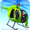 Superheroes Flying Helicopter Speed Racing Games
