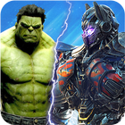 Superheroes Fighting Vs Robot Fighting Games أيقونة