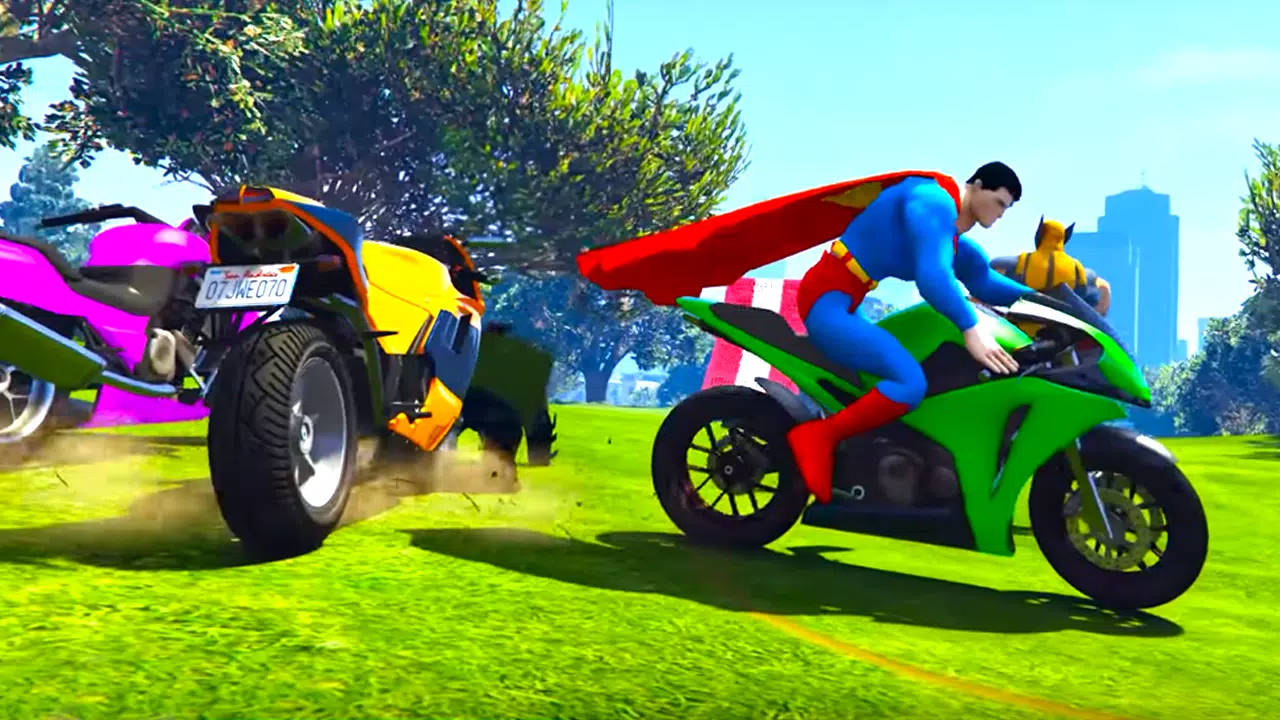 Superheroes Bike Stunt Racing Games APK pour Android Télécharger Superheroes Bike Stunt Racing Games APK pour Android Télécharger