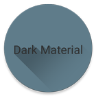 Dark Material theme for LG V20 icône