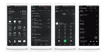 [UX6] Simple Dark Theme LG G5 