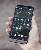 [UX6] Simple Dark Theme LG G5  capture d'écran 2