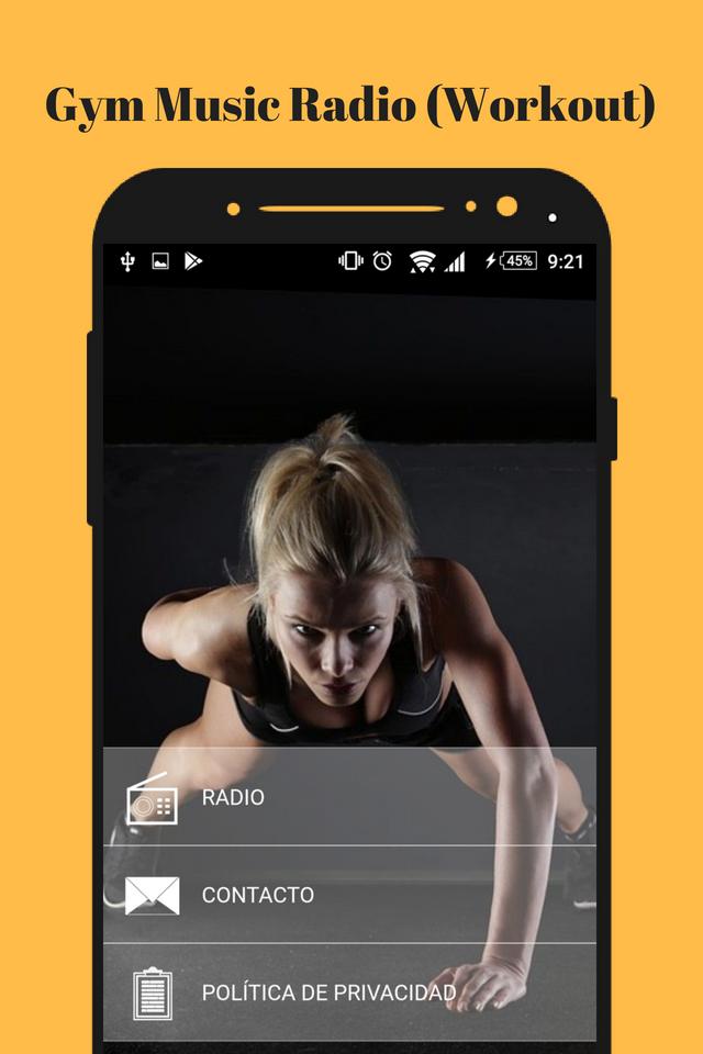 Gym Radio Music - Workout online for free APK voor Android Download