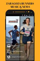 Zaragoza Runners & Running Gym Music App Radio Fm Affiche