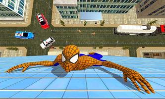 Capitão EUA VS Super Spiderhero Cidade Batalha imagem de tela 1