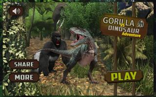 Gorilla vs Dinosaur Adventure poster