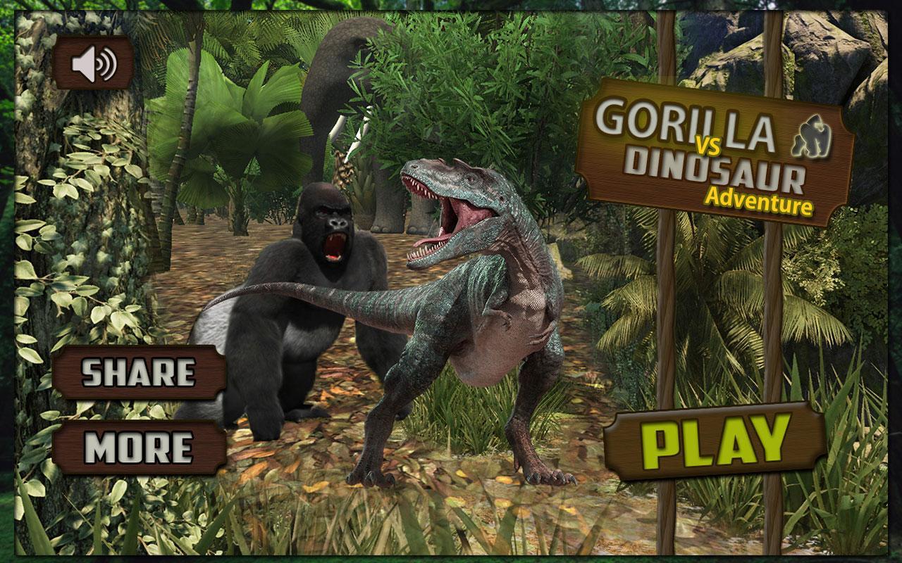 Descarga de APK de Gorila vs Dinosaurio Aventura para Android Descarga de APK de Gorila vs Dinosaurio Aventura para Android