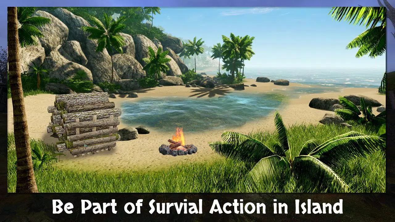 TENTE SOBREVIVER POR 100 DIAS EM UMA ILHA DESERTA - 100 Days Survival (jogos  de celular) 