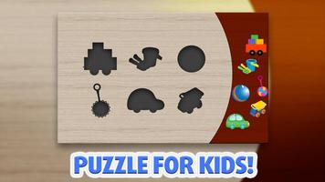 Poster Kids Puzzle - Wood Toys Sorter