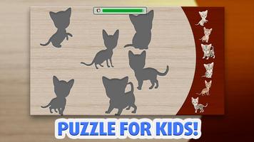 Kids Puzzle - Cats постер
