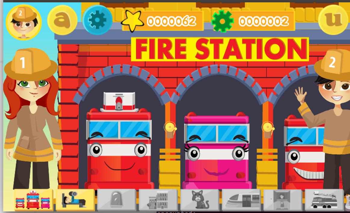 Kids Fire Fighters Training & Rescue Game para Android - APK Baixar